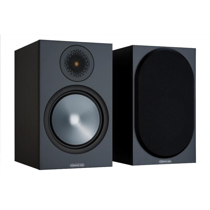 Monitor Audio Bronze 100 | Haut-parleurs de Bibliothèque - 2 voies - 100W - Série Bronze - Paire - Noir-SONXPLUS Victoriaville