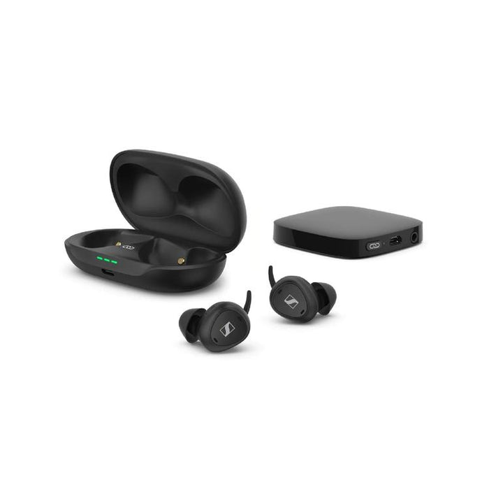 Sennheiser TV Clear Set | In-Ear Headphones - Wireless - Bluetooth - TV Connector - Black-SONXPLUS Victoriaville