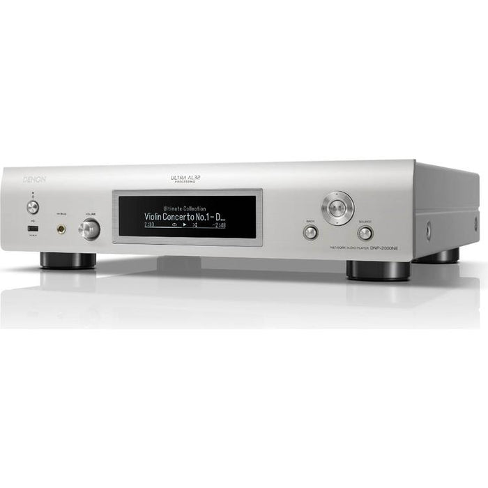 Denon DNP-2000NE | Lecteur réseau haute résolution - HEOS intégré - Wi-fi - Argent-SONXPLUS Victoriaville