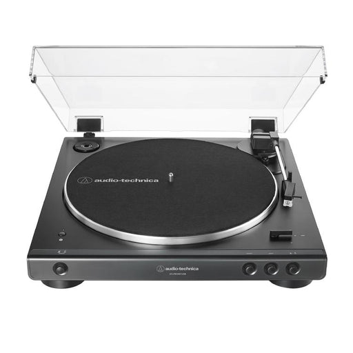 Audio-Technica AT-LP60XBT-USB-BK | Stereo Turntable - Fully Automatic - Belt Drive - USB - Bluetooth - Black-SONXPLUS Victoriaville