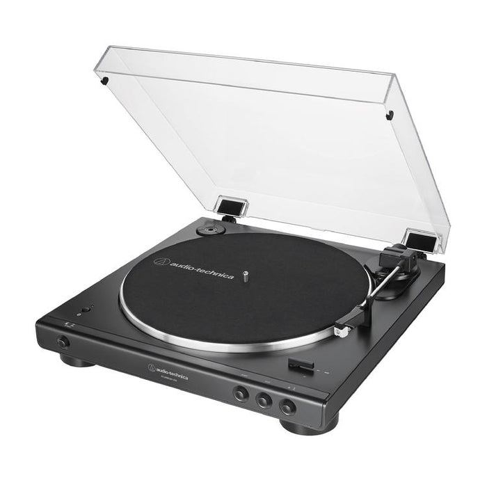 Audio-Technica AT-LP60XBT-USB-BK | Stereo Turntable - Fully Automatic - Belt Drive - USB - Bluetooth - Black-SONXPLUS Victoriaville