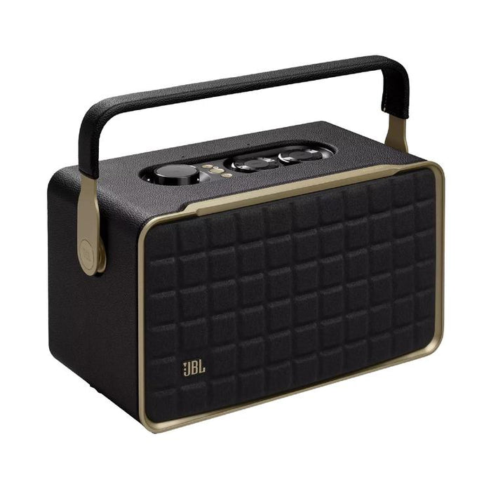 JBL Authentics 300 | Haut-parleurs portatif - Batterie intégrée - Wi-Fi - Bluetooth - Noir-SONXPLUS Victoriaville