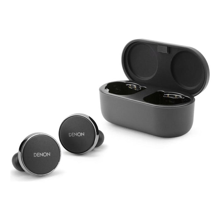 Denon PERL PRO | In-Ear Headphones - Wireless - Bluetooth - Masimo Adaptive Acoustic Technology - Black-SONXPLUS Victoriaville