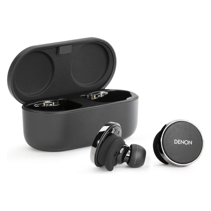 Denon PERL PRO | In-Ear Headphones - Wireless - Bluetooth - Masimo Adaptive Acoustic Technology - Black-SONXPLUS Victoriaville