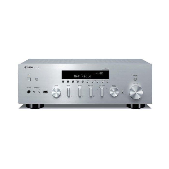 Yamaha R-N600A | Network/Stereo Receiver - MusicCast - Bluetooth - Wi-Fi - AirPlay 2 - Silver-SONXPLUS Victoriaville