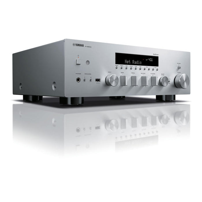 Yamaha R-N600A | Network/Stereo Receiver - MusicCast - Bluetooth - Wi-Fi - AirPlay 2 - Silver-SONXPLUS Victoriaville