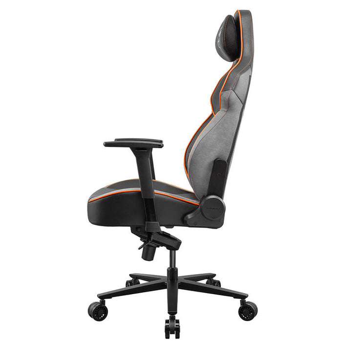 Cougar NxSys Aero | Chaise de jeu - Ventilateur de 200mm intégré - Siège baquet festonné - Orange-SONXPLUS Victoriaville