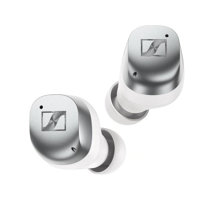 Sennheiser MOMENTUM True Wireless 4 | In-ear headphones - Wireless - Adaptive noise reduction - White/Silver-SONXPLUS Victoriaville