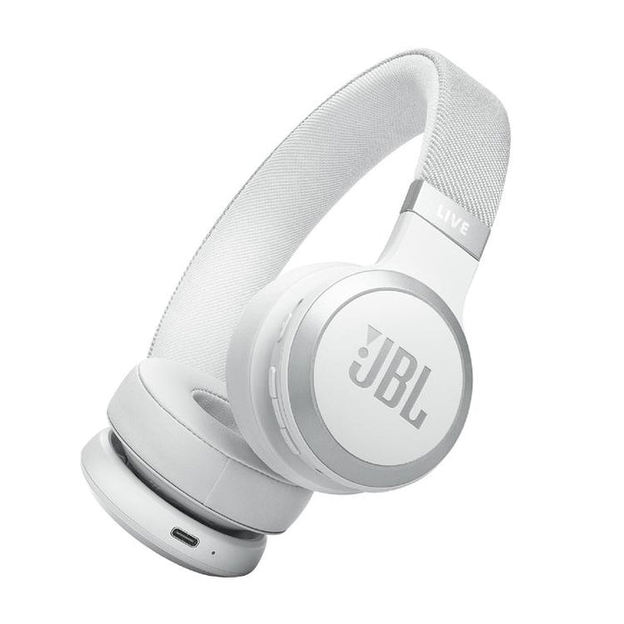 JBL Live 670NC | Around-Ear Headphones - Wireless - Bluetooth - White-SONXPLUS Victoriaville