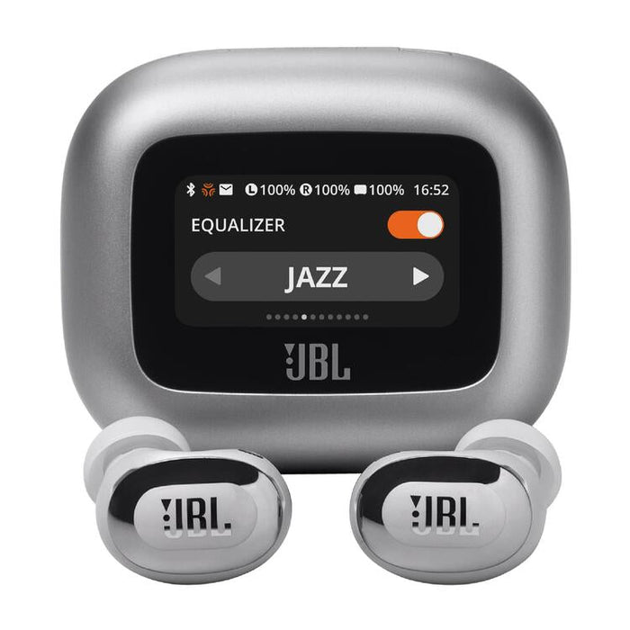 JBL Live Buds 3 | Écouteurs intra-auriculaires - Écran tactile LED 1,45" - Bluetooth - Argent-Sonxplus Victo/Thetford