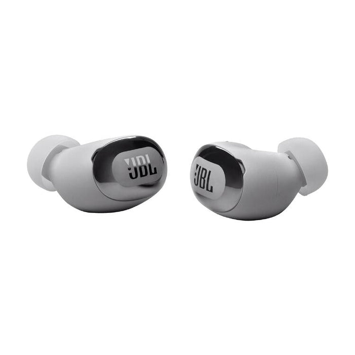 JBL Live Buds 3 | In-Ear Headphones - 1.45" LED Touch Screen - Bluetooth - Silver-Sonxplus Victo/Thetford