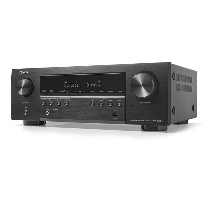 Denon AVR-S770H | Récepteur AV - 7.2 canaux - Cinéma maison - 8K - HEOS intégré - 75W - Noir-SONXPLUS Victoriaville