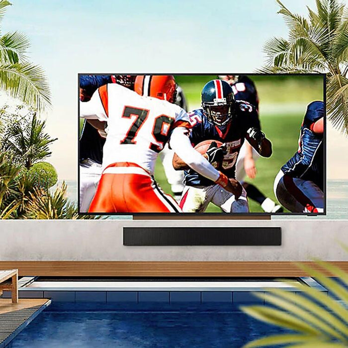 Samsung QN85LST9CAFXZC | 85" QLED outdoor TV The Terrace - Direct sunlight - Weatherproof - 4K Ultra HD-Sonxplus Victo/Thetford