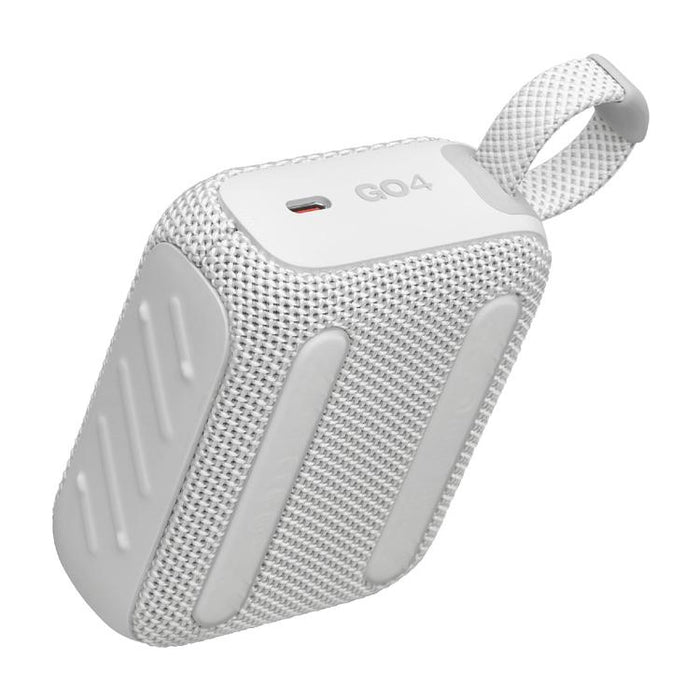 JBL GO 4 | Mini haut-parleur portable - Bluetooth - IP67 - Blanc-SONXPLUS Victoriaville