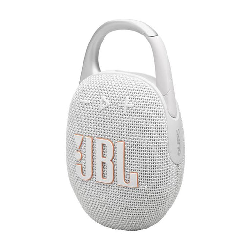 JBL Clip 5 | Portable Carabiner Speaker - Bluetooth - IP67 - White-SONXPLUS Victoriaville