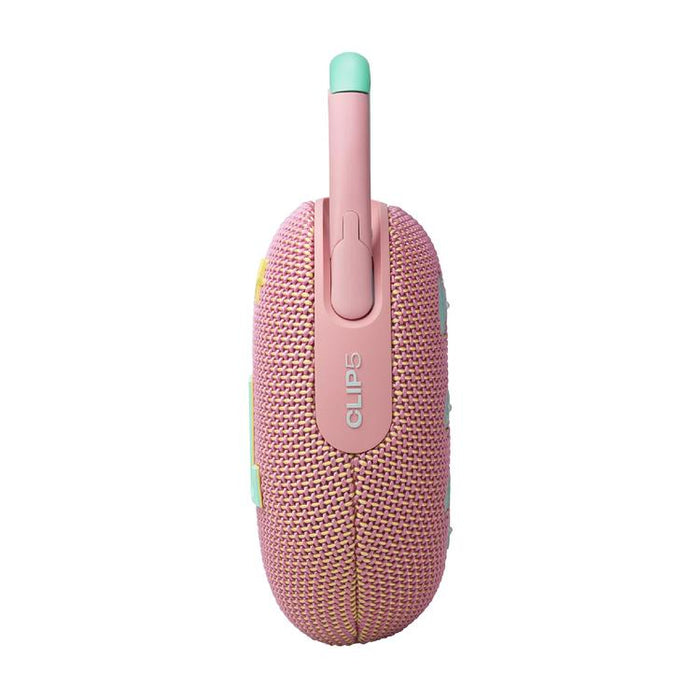 JBL Clip 5 | Haut-parleur à mousqueton portable - Bluetooth - IP67 - Rose-SONXPLUS Victoriaville