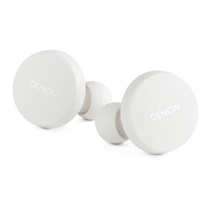 Denon PERL | In-Ear Headphones - Wireless - Bluetooth - Masimo Adaptive Acoustic Technology - White-SONXPLUS Victoriaville