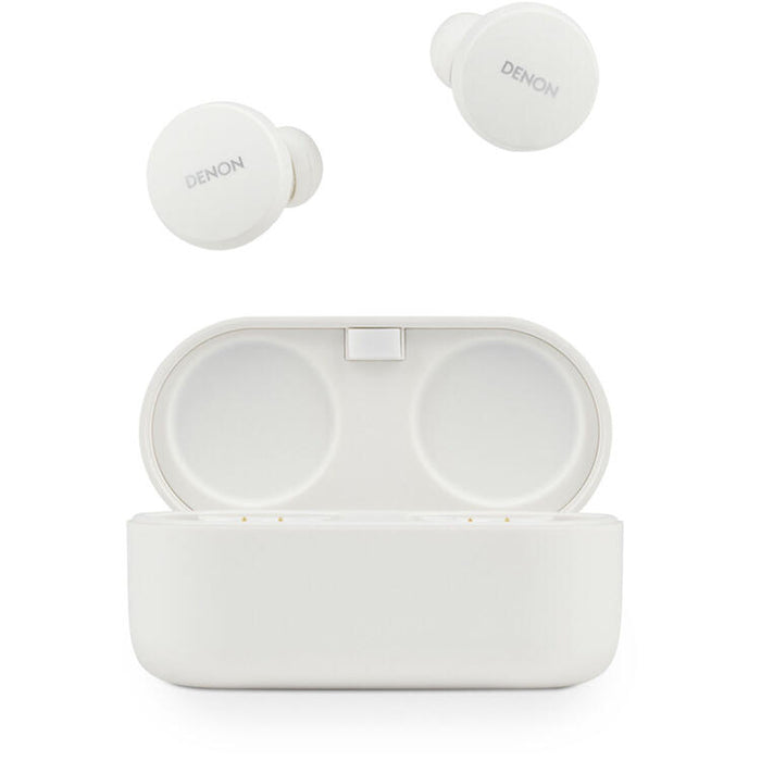 Denon PERL | In-Ear Headphones - Wireless - Bluetooth - Masimo Adaptive Acoustic Technology - White-SONXPLUS Victoriaville