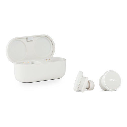 Denon PERL PRO | In-Ear Headphones - Wireless - Bluetooth - Masimo Adaptive Acoustic Technology - White-SONXPLUS Victoriaville