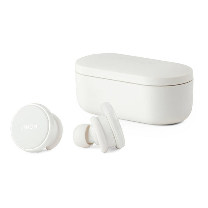 Denon PERL PRO | Écouteurs intra-auriculaires - Sans fil - Bluetooth - Technologie Masimo Adaptive Acoustic - Blanc-SONXPLUS Victoriaville