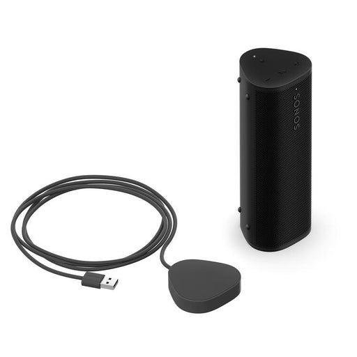 Sonos | Roam Charging Set - 1 Roam 2 Portable Speaker - 1 Roam Charger - Black-SONXPLUS Victoriaville