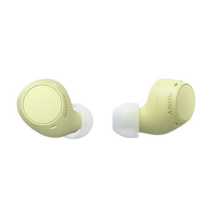 Sony WF-C510 | Écouteurs intra-auriculaires - 100% Sans fil - Bluetooth - Microphone - Jusqu'à 22 heures d'autonomie - IPX4 - Jaune-SONXPLUS Victoriaville