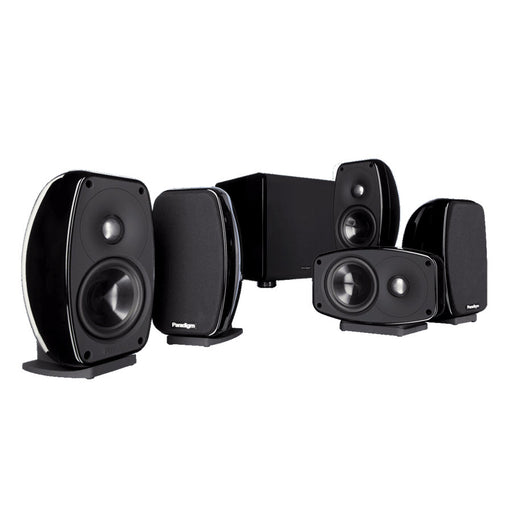 Paradigm Cinema 100 CT | 5.1-channel Speaker System - 100 W RMS - Gloss Black-SONXPLUS Victoriaville