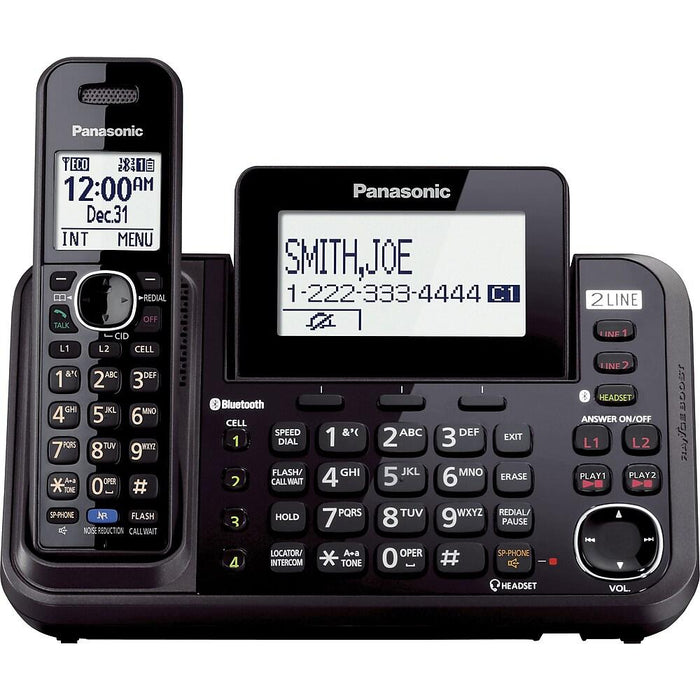 Panasonic KX-TG9541B | Téléphone sans fil - 1 combiné - Répondeur - Noir-SONXPLUS Victoriaville