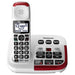 Panasonic KX-TGM470W | Cordless phone - 1 handset - Answering machine - Amplified 2X - White-SONXPLUS Victoriaville