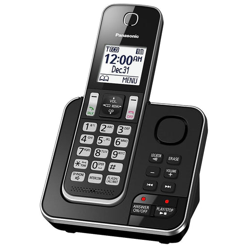 Panasonic KX-TGD392B | Téléphone sans fil - 2 combinés - Répondeur - Noir-SONXPLUS Victoriaville