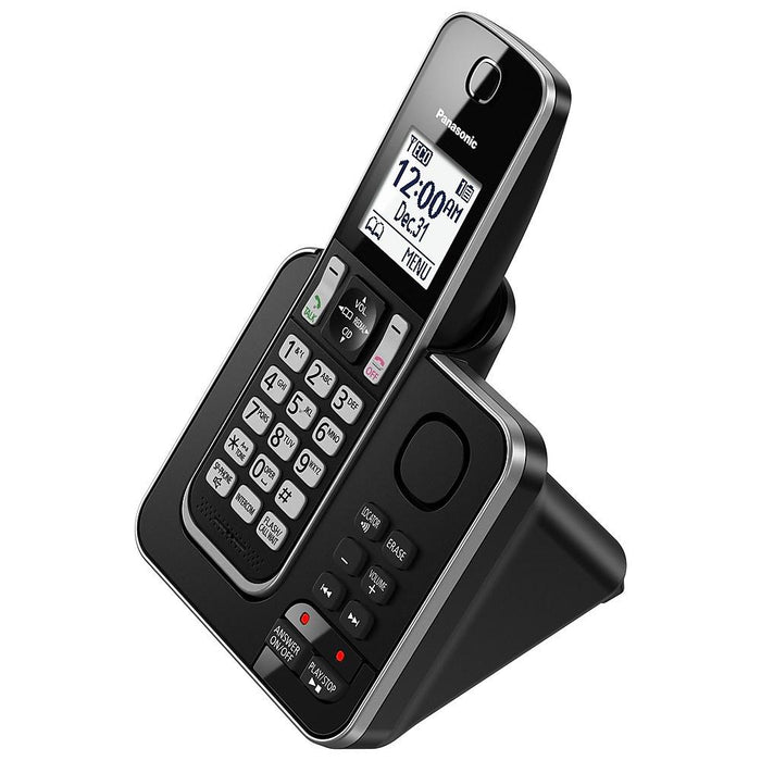 Panasonic KX-TGD392B | Téléphone sans fil - 2 combinés - Répondeur - Noir-SONXPLUS Victoriaville