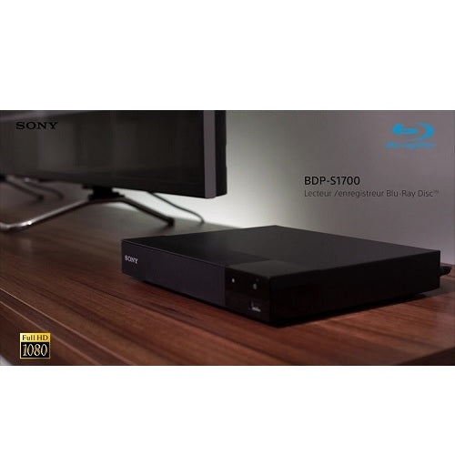 Sony BDP-S1700 | Blu-ray player - Full HD - USB - Black-SONXPLUS Victoriaville