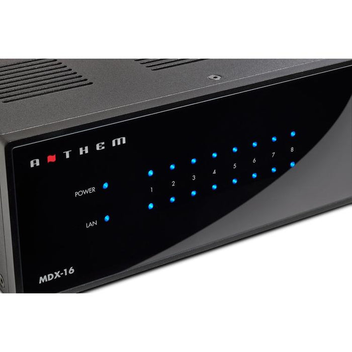 Anthem MDX16 | 16 channel amplifier 8 zones and more - Black-SONXPLUS Victoriaville