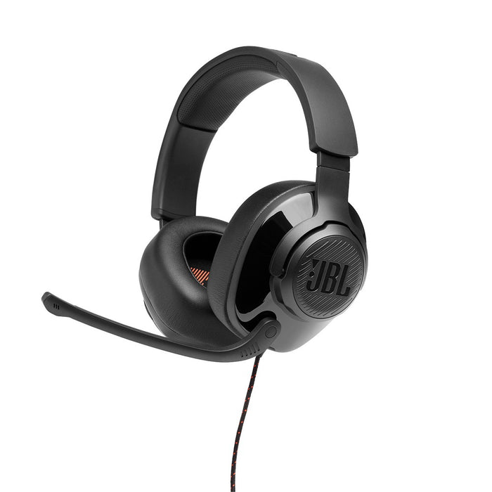 JBL Quantum 300 | Casque de jeu filaire circum-auriculaire - Micro rétractable - Noir-SONXPLUS Victoriaville