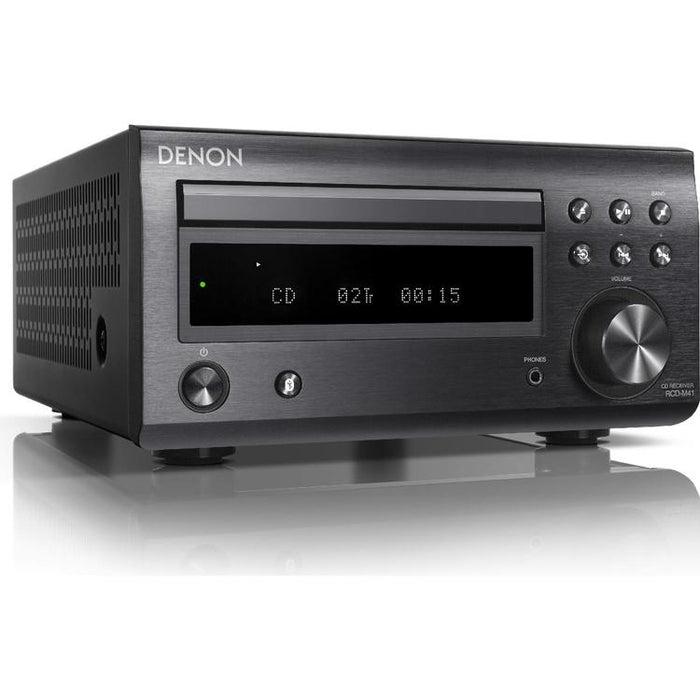 Denon DM-41SBK | Micro-Chaîne Hi-Fi sans fil - 2 Canaux - Bluetooth - Noir-SONXPLUS Victoriaville