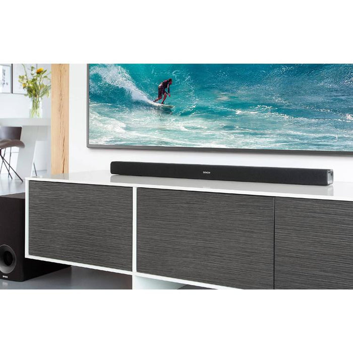 Denon DHT-S316 | Système de Barre de son Cinéma maison - 2.1 canaux - Bluetooth - Caisson de graves sans fil - Noir-SONXPLUS Victoriaville