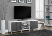 Monarch Specialties I 2591 | TV stand - 60" - 1 Drawer - White/Grey-SONXPLUS Victoriaville