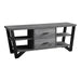 Monarch Specialties I2762 | TV stand - 60" - 2 Storage drawers - Grey/Black-SONXPLUS Victoriaville