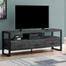 Monarch Specialties I 2823 | TV stand - 60" - 3 Drawers - Imitation Wood - Black-SONXPLUS Victoriaville