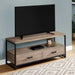 Monarch Specialties I2872 | TV stand - 48" - 2 Storage drawers - Dark taupe-SONXPLUS Victoriaville