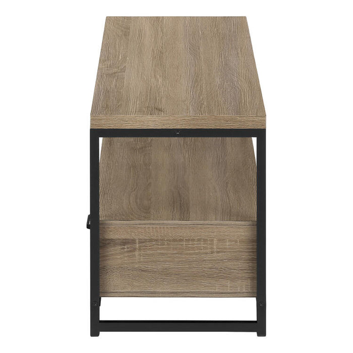 Monarch Specialties I2872 | TV stand - 48" - 2 Storage drawers - Dark taupe-SONXPLUS Victoriaville