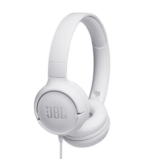 JBL Tune 500 | Écouteurs filaire supra-auriculaires - Blanc-SONXPLUS Victoriaville