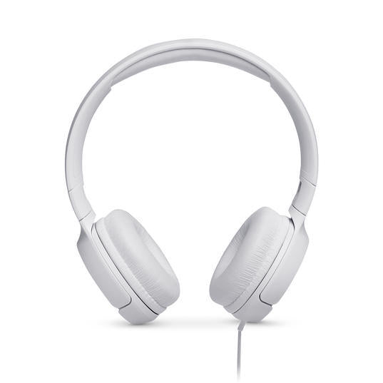 JBL Tune 500 | Écouteurs filaire supra-auriculaires - Blanc-SONXPLUS Victoriaville