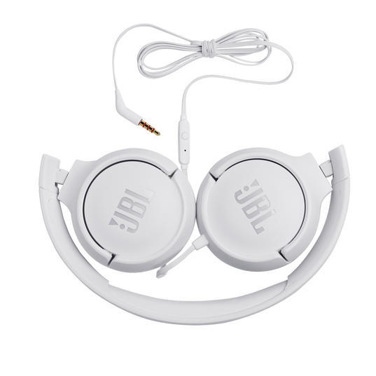 JBL Tune 500 | Écouteurs filaire supra-auriculaires - Blanc-SONXPLUS Victoriaville