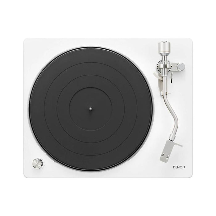 Denon DP-450USB | Hi-Fi turntable - USB port - "S" arm - White-SONXPLUS Victoriaville