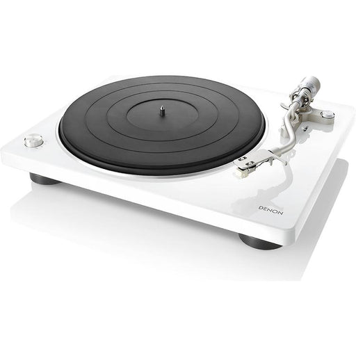 Denon DP-400 | Table tournante Hi-Fi - Capteur automatique de vitesse - Bras de vitesse en "S" - Blanc-SONXPLUS Victoriaville