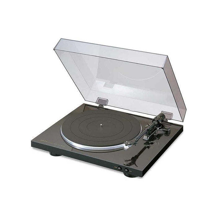 Denon DP-300F | Table tournante automatique - Égaliseur phono - Bras de vitesse droit - Noir-SONXPLUS Victoriaville