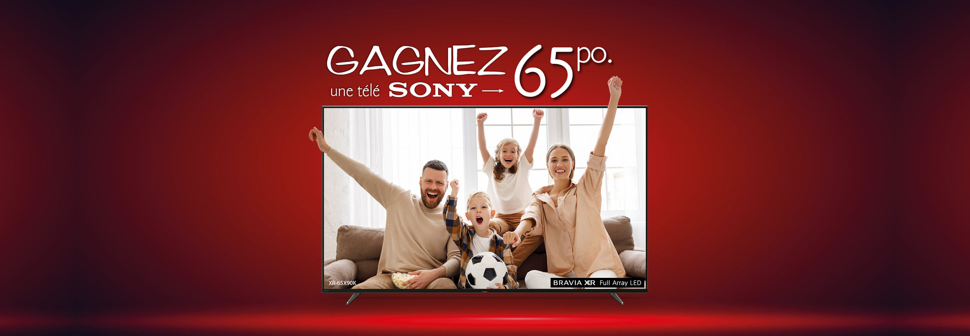 Concours Gagnez votre téléviseur 65'' de Sony | SONXPLUS Victoriaville