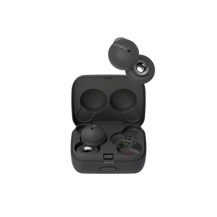 Sony WF-L900 | Écouteurs intra-auriculaires - LinkBuds - 100% Sans fil - Bluetooth - Microphone - Contrôle adaptatif - Jusqu'à 17,5 heures d'autonomie - Gris-SONXPLUS.com