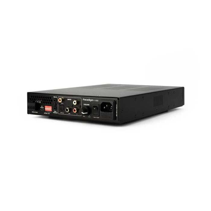 Paradigm X-500 | Stereo amplifier - 2 channel or bridged single channel - Up to 500 watts of power - Slim - Black-Sonxplus Victo/Thetford